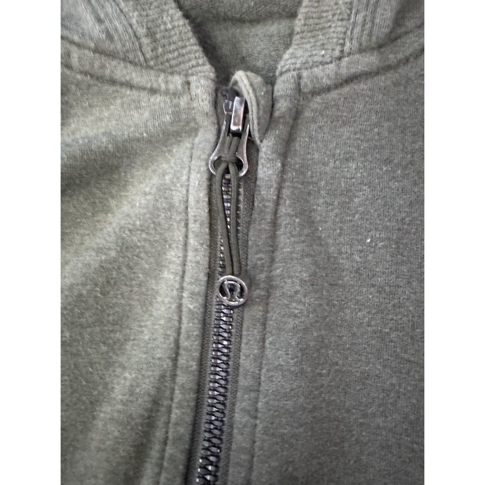 Lululemon Full Zip Hoodie Jacket Olive Green Women's Size 4 - Picture 3 of 5